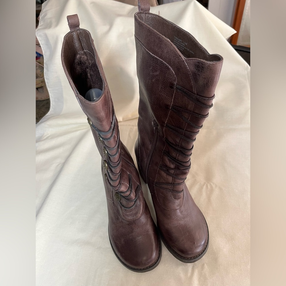 Miz Mooz Normandy Steampunk Brown Boots